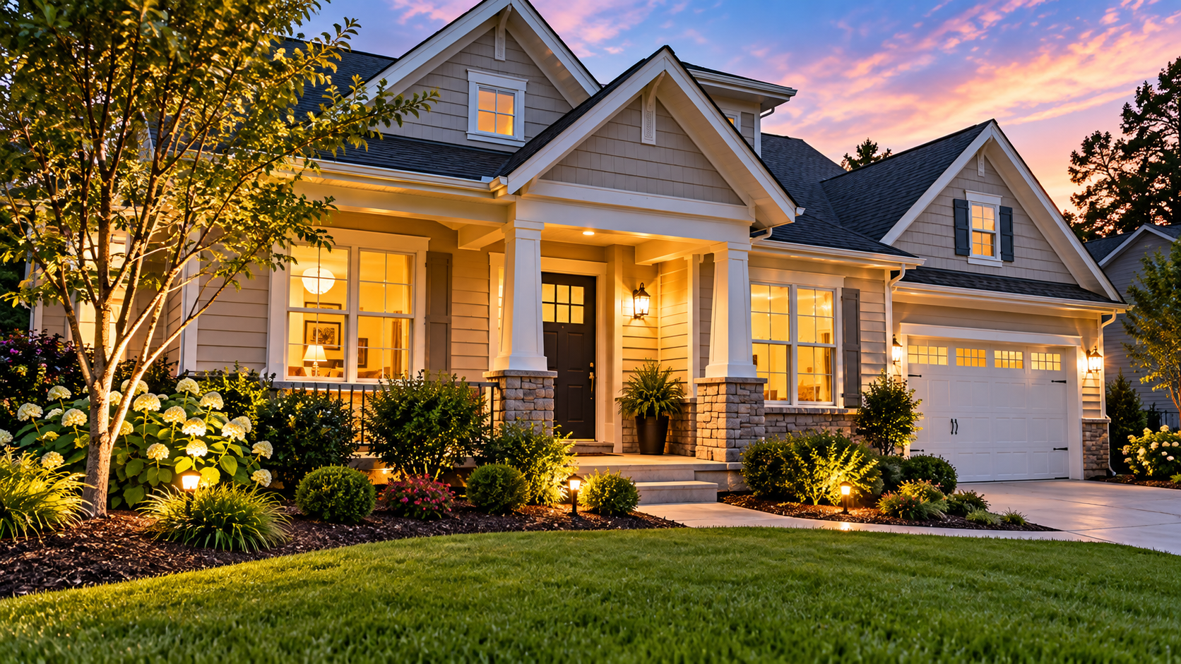 Residential home protected by professional pest control services in Greenville, NC